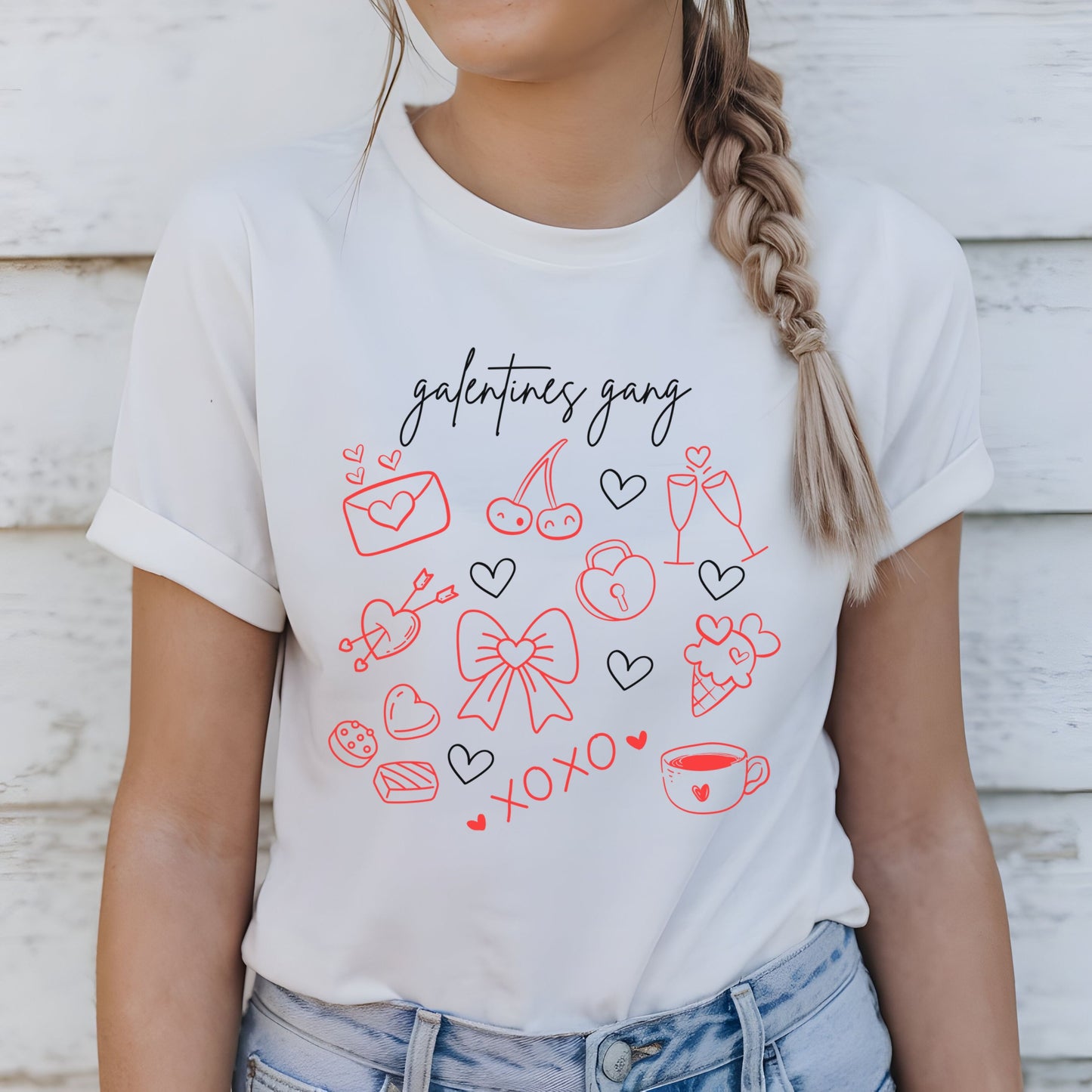 Galentine's Day Shirt, Galentine's Gift, Galentine's Gang Design, Galentine's Girls Club Shirt, Ladies Celebrating Ladies, Valentine Besties