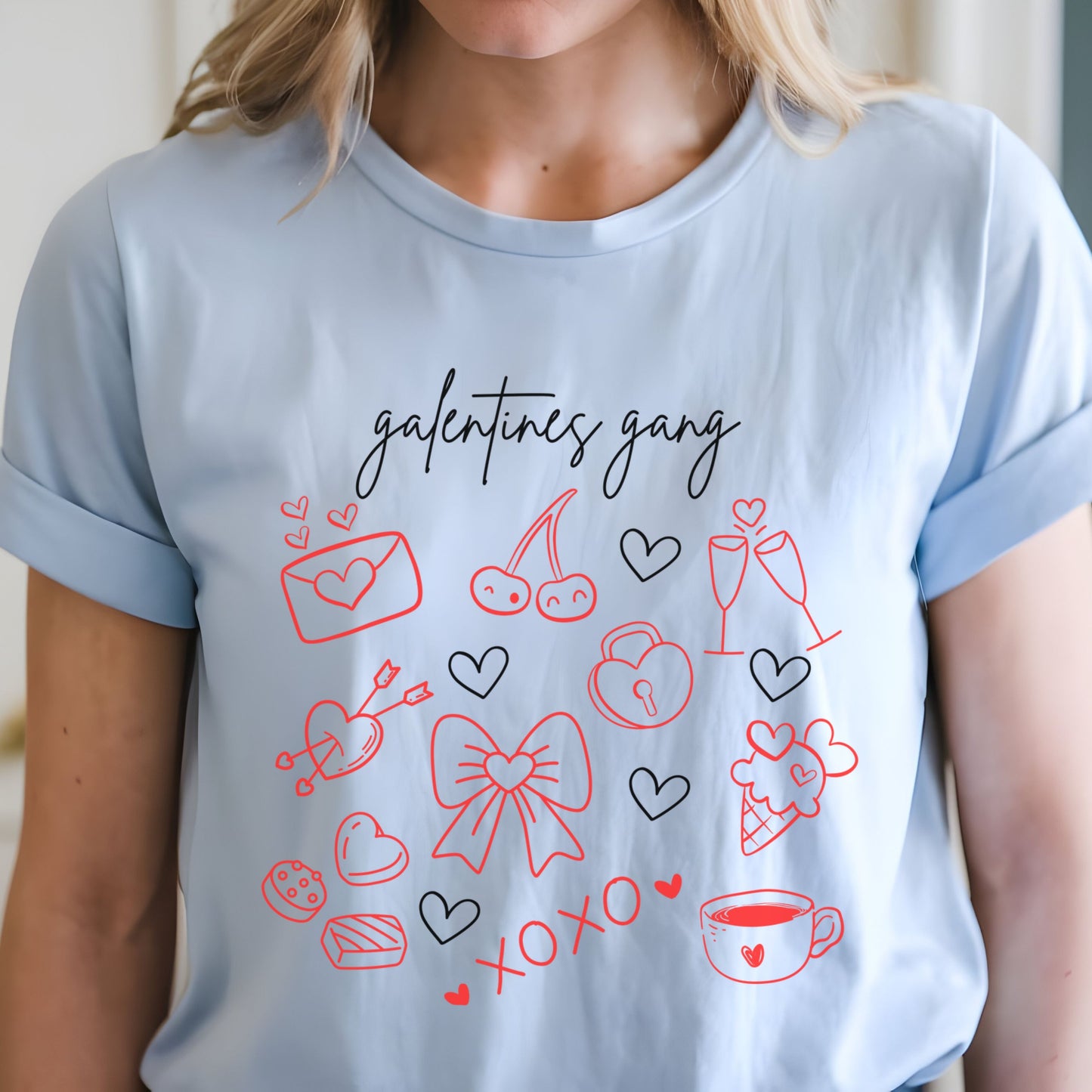 Galentine's Day Shirt, Galentine's Gift, Galentine's Gang Design, Galentine's Girls Club Shirt, Ladies Celebrating Ladies, Valentine Besties