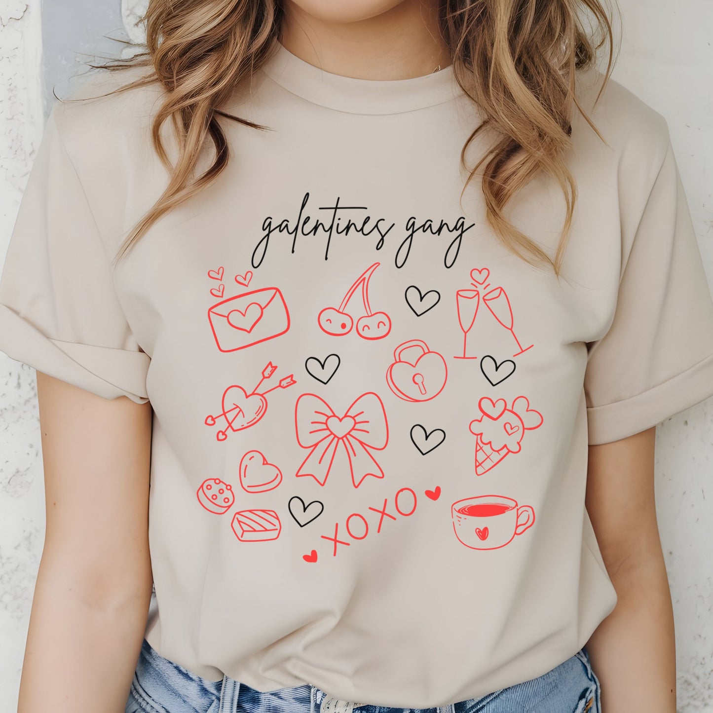 Galentine's Day Shirt, Galentine's Gift, Galentine's Gang Design, Galentine's Girls Club Shirt, Ladies Celebrating Ladies, Valentine Besties